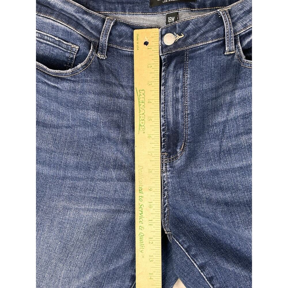 Judy Blue JB88327 High Rise Bootcut Jeans Women's Sz 18W DK Wash Denim Stretch - Picture 5 of 9